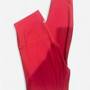 Lululemon Athletica Align leggings inVintage Rose. 28” length- Size 6.